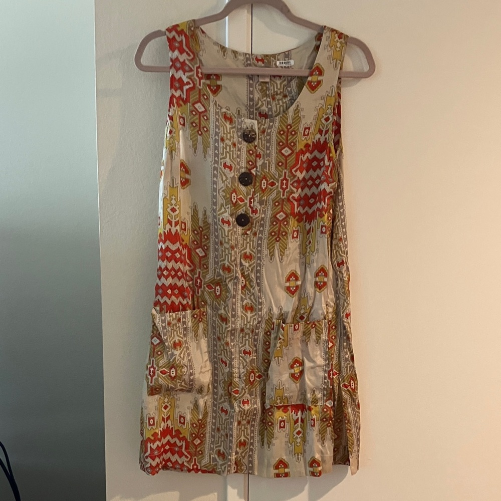 Forever 21 Multicolor Asymmetrical Dress